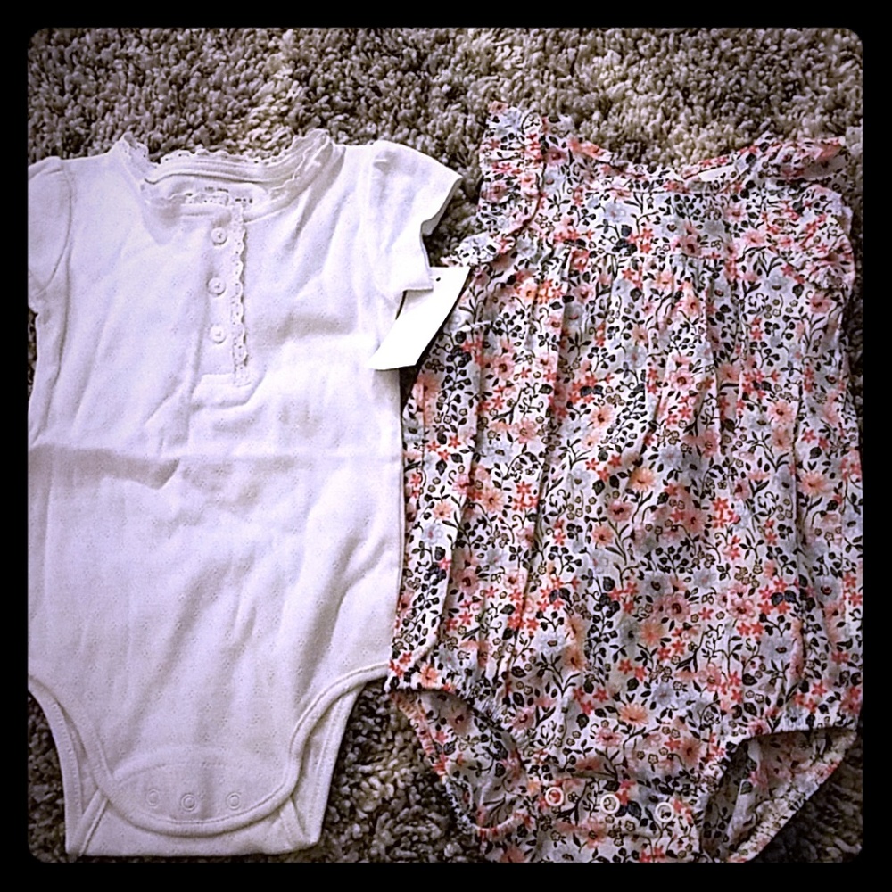 NWT Baby Girl Onesies